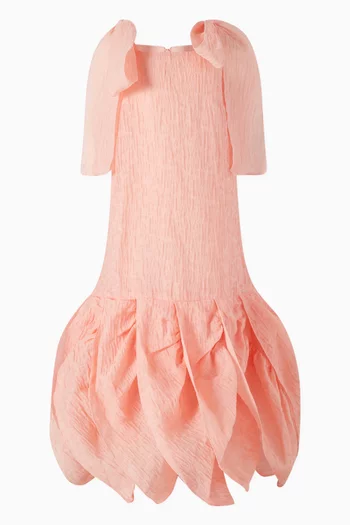Petal Ruffle Layered Dress