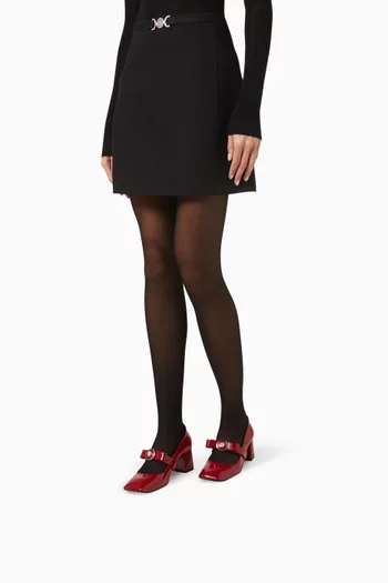 Gianni Ribbon 55 Pumps in Patent Leather