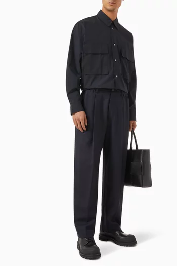 Frame Oversized Shirt in Cotton