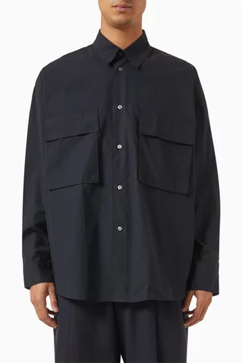 Frame Oversized Shirt in Cotton