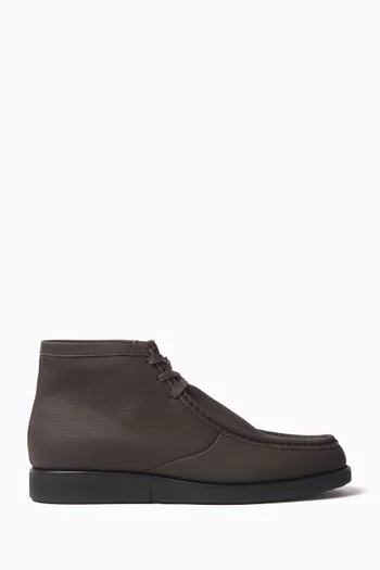 Apron Demi Boots in Leather
