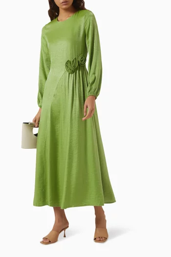 Floral-detail Maxi Dress