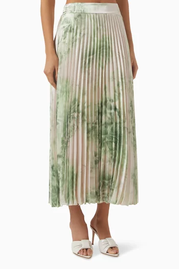 Printed Midi Skirt
