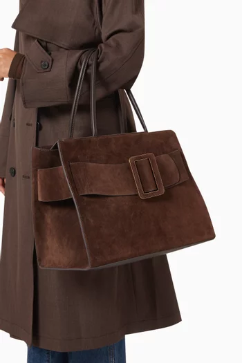 Bobby Soft Tote Bag in Suede
