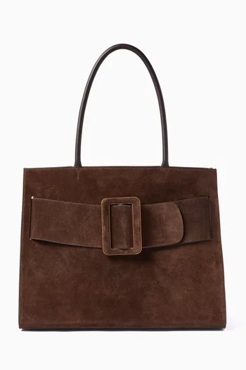 Bobby Soft Tote Bag in Suede