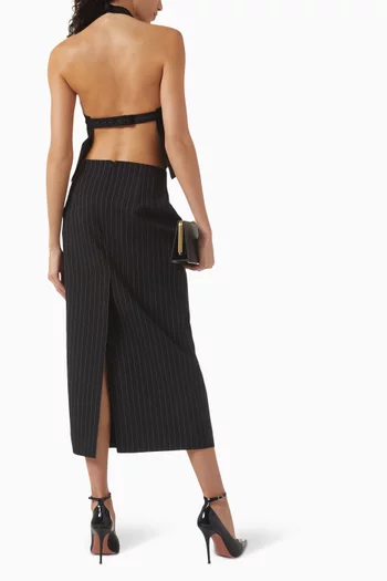Backless Halterneck Top