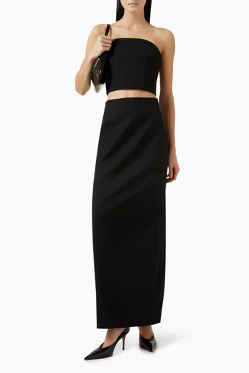 Corset Top in Italian Wool