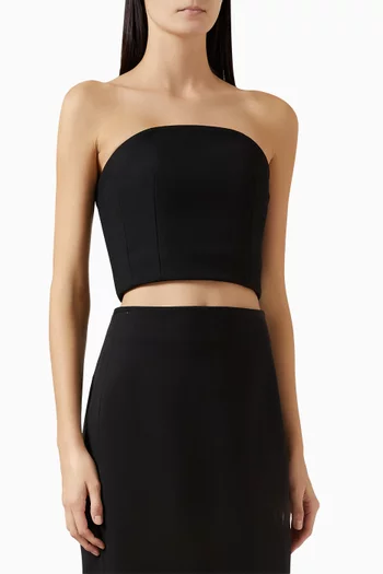 Corset Top in Italian Wool