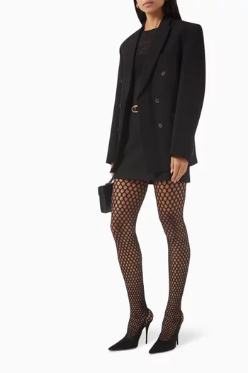 x RHW Fishnet tights in Wool-blend