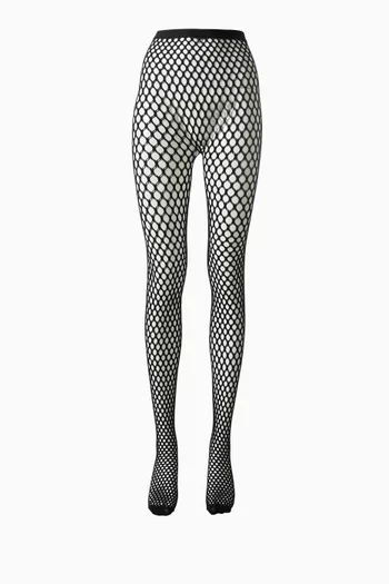 x RHW Fishnet tights in Wool-blend