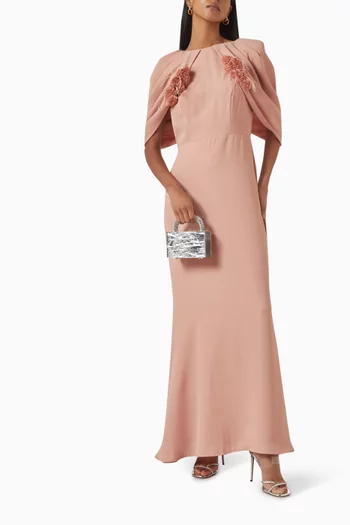 Draped Maxi Dress