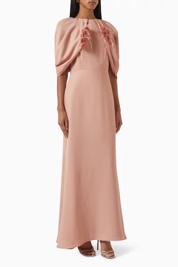 Draped Maxi Dress