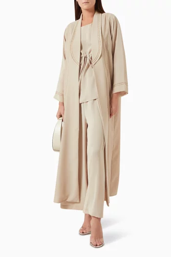 Laser-cut Abaya Set