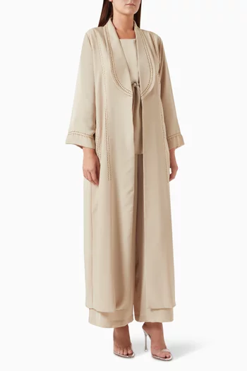 Laser-cut Abaya Set