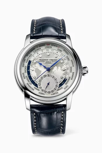 Classic World Timer Automatic Watch, 42mm