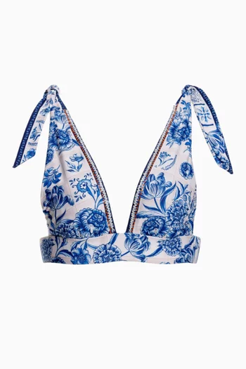 Laurie Bikini Top in Recycled Polyester Blend