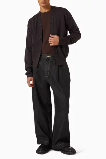 بنطال جينز بوش بقصة ساق أسطوانية دينم