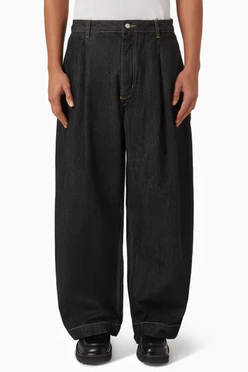 بنطال جينز بوش بقصة ساق أسطوانية دينم