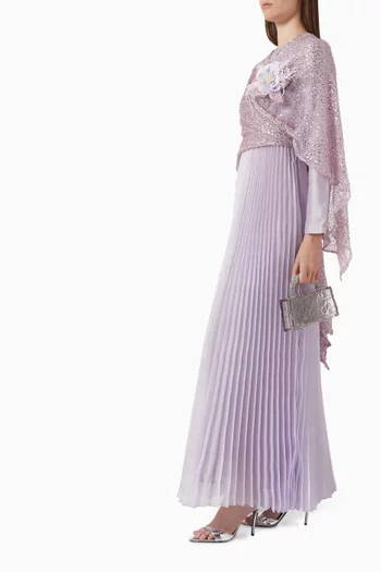 Nelly Embellished Panel Maxi Dress