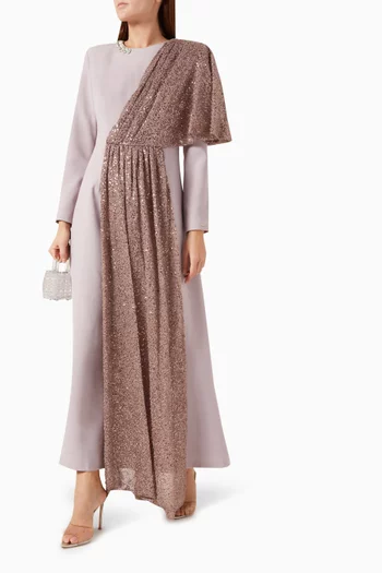 Hazel Sequin Maxi Dress
