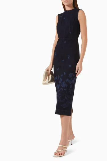 Elena Garden Midi Dress