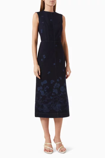 Elena Garden Midi Dress