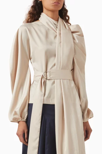 Ray Wrap-scarf Top