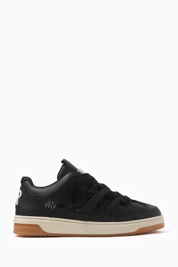 Bully Sneakers in Leather & Mesh