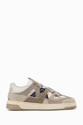 Bully Sneakers in Leather & Mesh