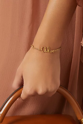 Iconic bracelet in Gold-tone Brass