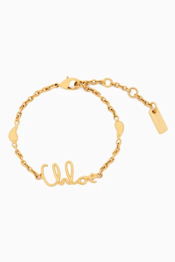 Iconic bracelet in Gold-tone Brass