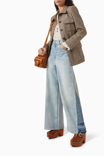 Wide-leg Jeans in Denim