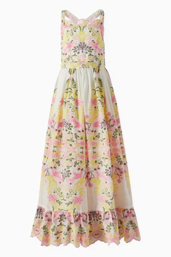 Fiona Embroidered Maxi Dress