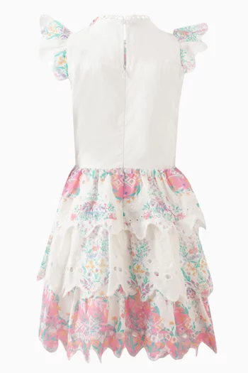 Gracie Embroidered Mini Dress