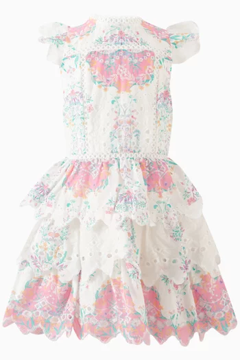 Gracie Embroidered Mini Dress