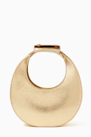 Goodnight Moon Bag in Metallic Leather
