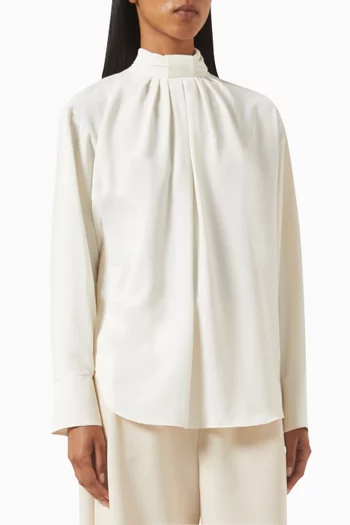 High-neck Blouse