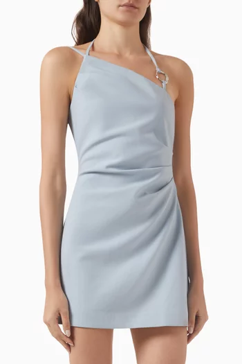 Monika Asymmetric Mini Dress