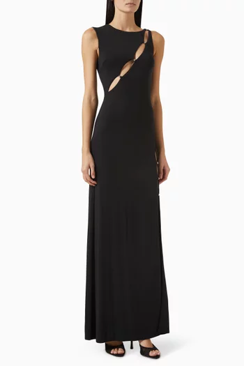 Josie Cut-out Maxi Dress in Jersey