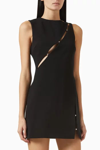 Josie Cut-out Mini Dress in Jersey