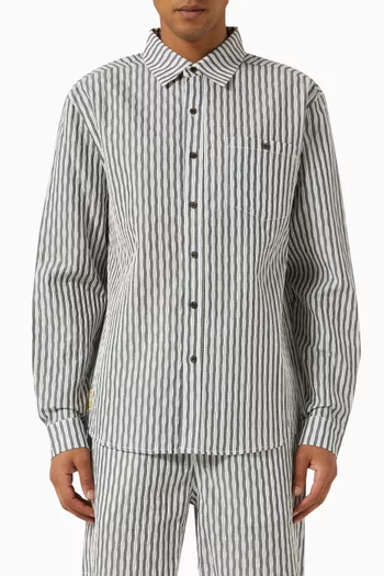 Aegean Pearce Oversized Shirt in Cotton