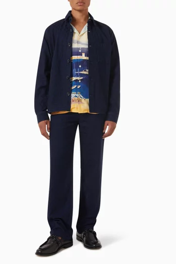 Symi Cove Cuban Shirt in Lyocell