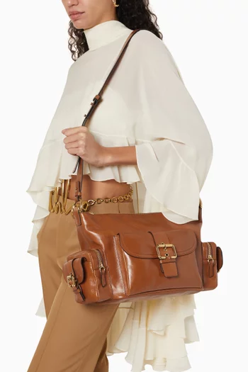 Medium Camera Bag in Leather