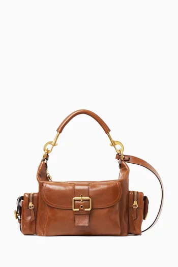 Medium Camera Bag in Leather