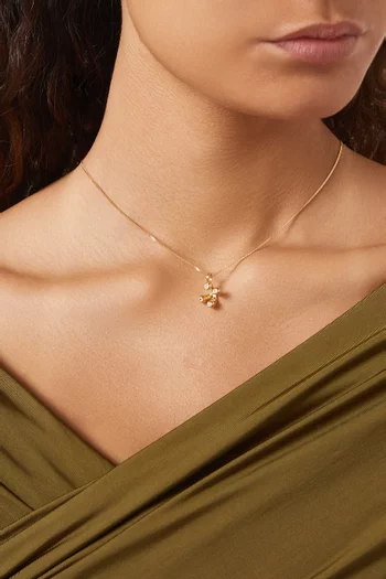 Atom Pendant Necklace in 18kt Recycled Gold-vermeil