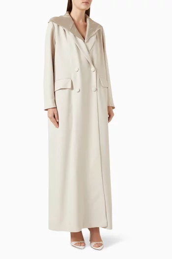 Double-breasted Abaya