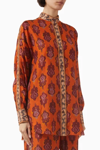 Wylie Dolman Shirt in Silk