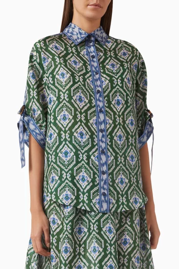 Wylie Relaxed Shirt in Silk