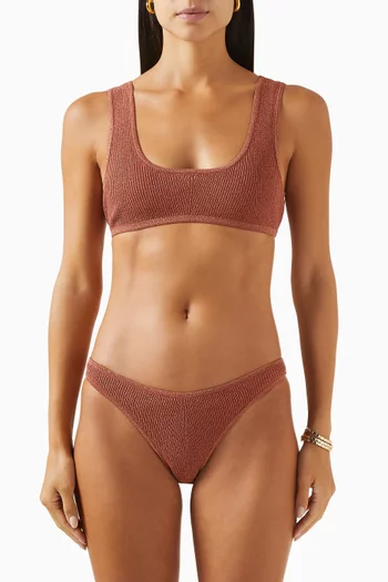 Wylie Knit Bikini Set in Stretch Nylon