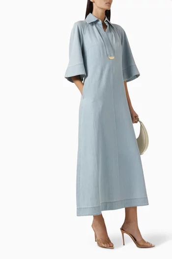 Acacia Midi Dress in Denim